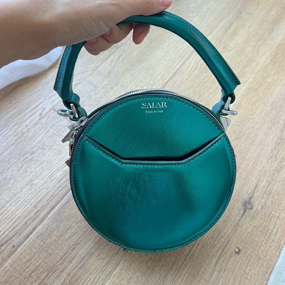 Salar Milano | green metallic bag